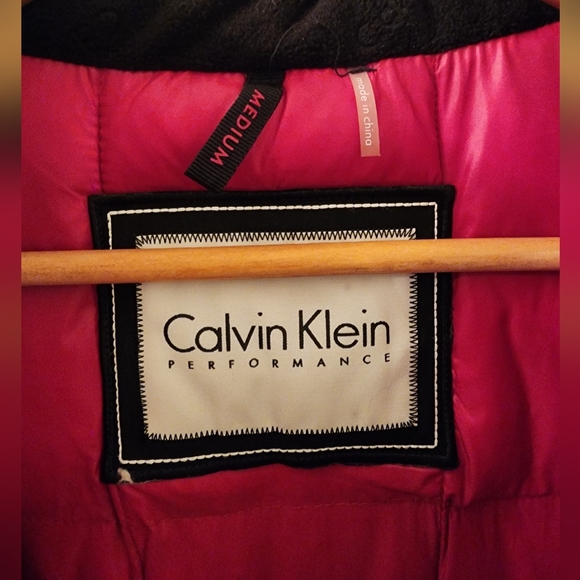 Calvin Klein Performance Down Parka w/ Fur Hood - Picture 5 of 6